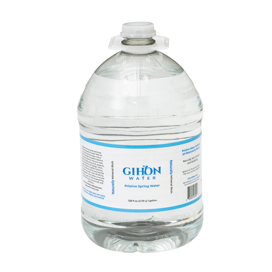 Natural Mineral Water - Gihon Water - 128 fl oz / 1 Gallon (4-Pack)